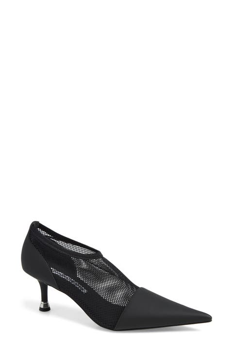 Fei Mesh Pointed Toe Bootie