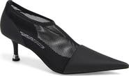Alexander Wang Fei Mesh Pointed Toe Bootie