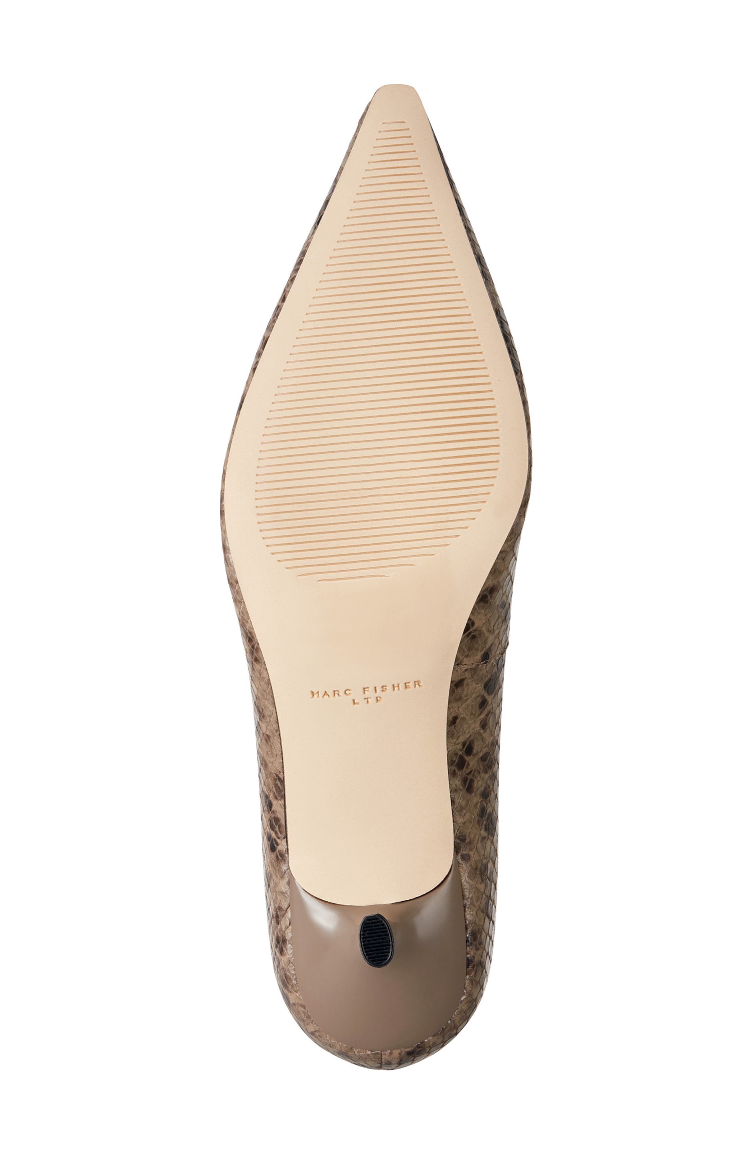 Calynna Pointed Toe Kitten Heel Pump, Alternate, color, TAUPE