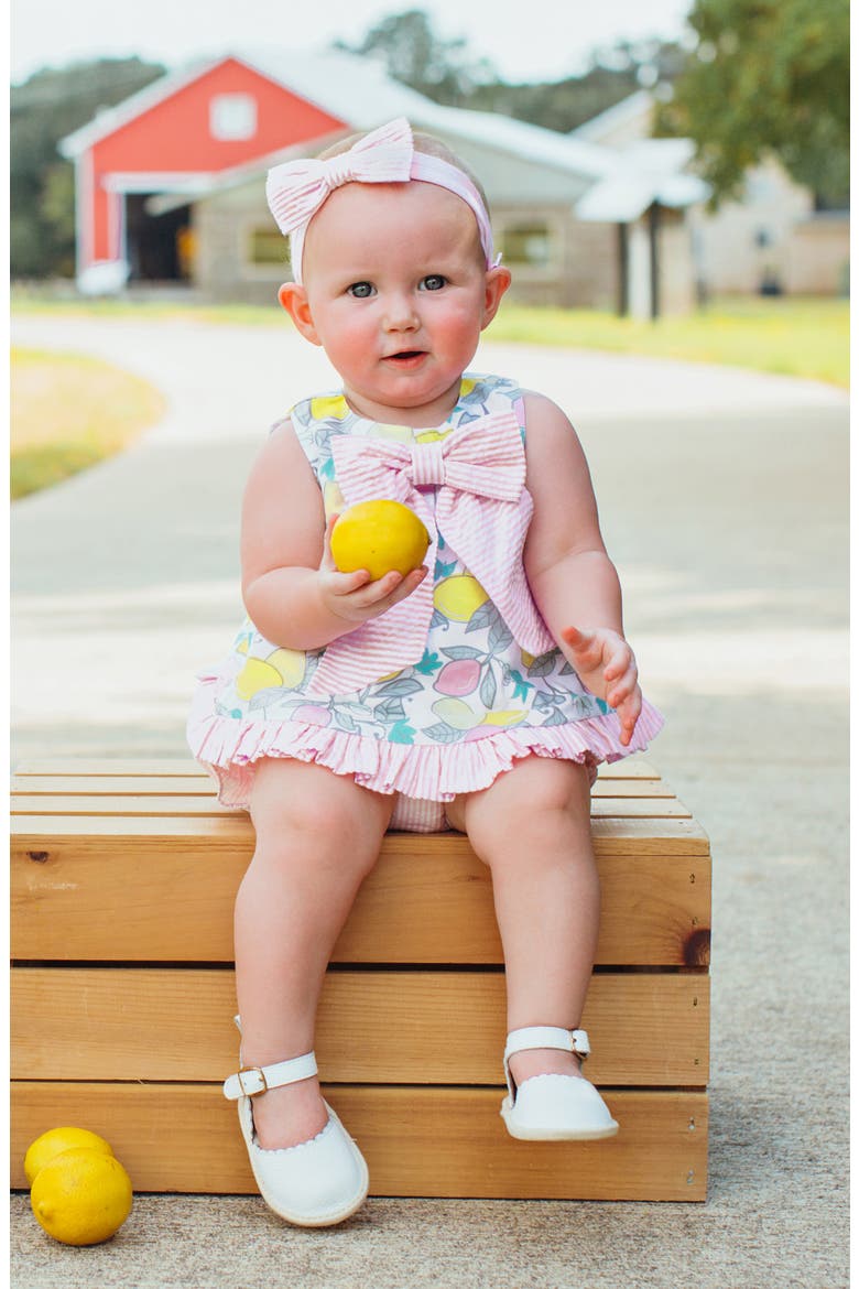 Lemonade Swing Top & Ruffle Bloomers Set, Alternate, color, WHITE