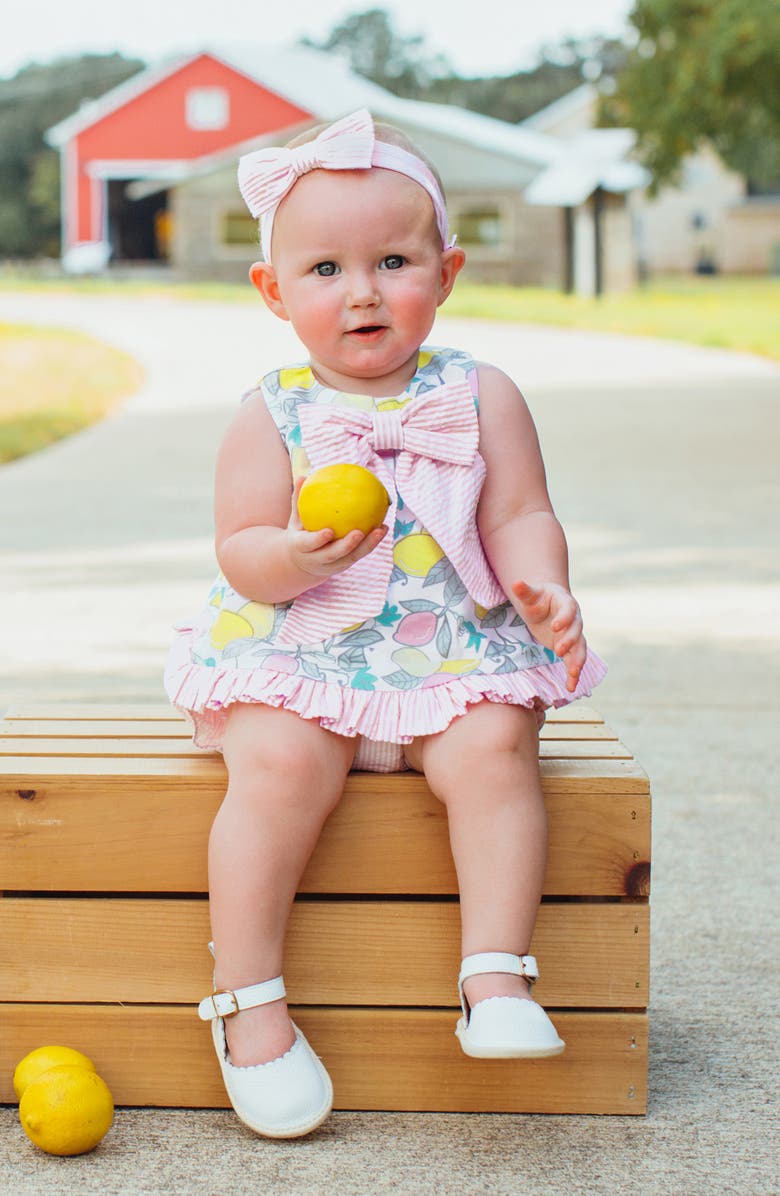 RuffleButts Lemonade Swing Top & Ruffle Bloomers Set, Alternate, color, 