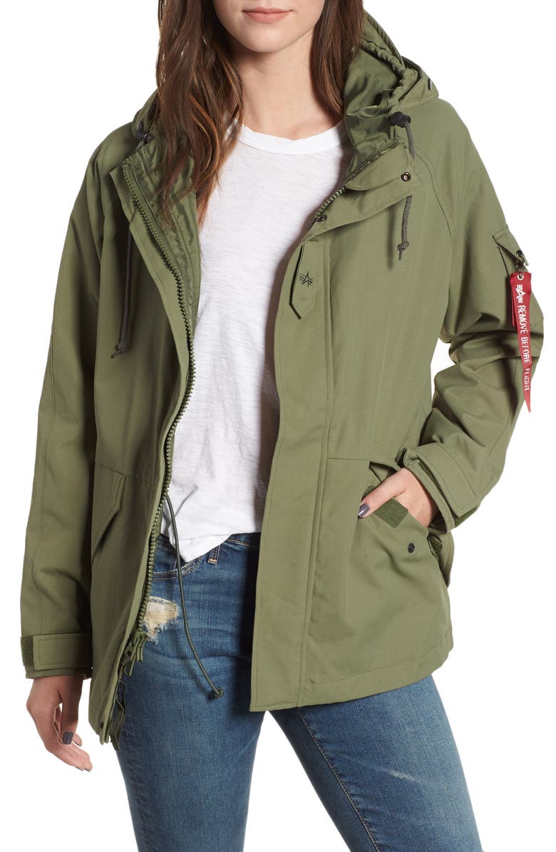 Alpha Industries ECWCS Gen I Hooded Parka, Main, color, 