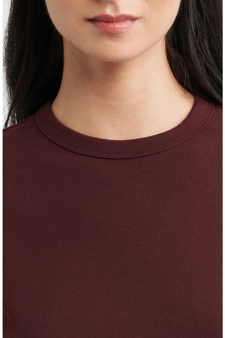 Shrunken T-Shirt, Alternate, color, MAROON