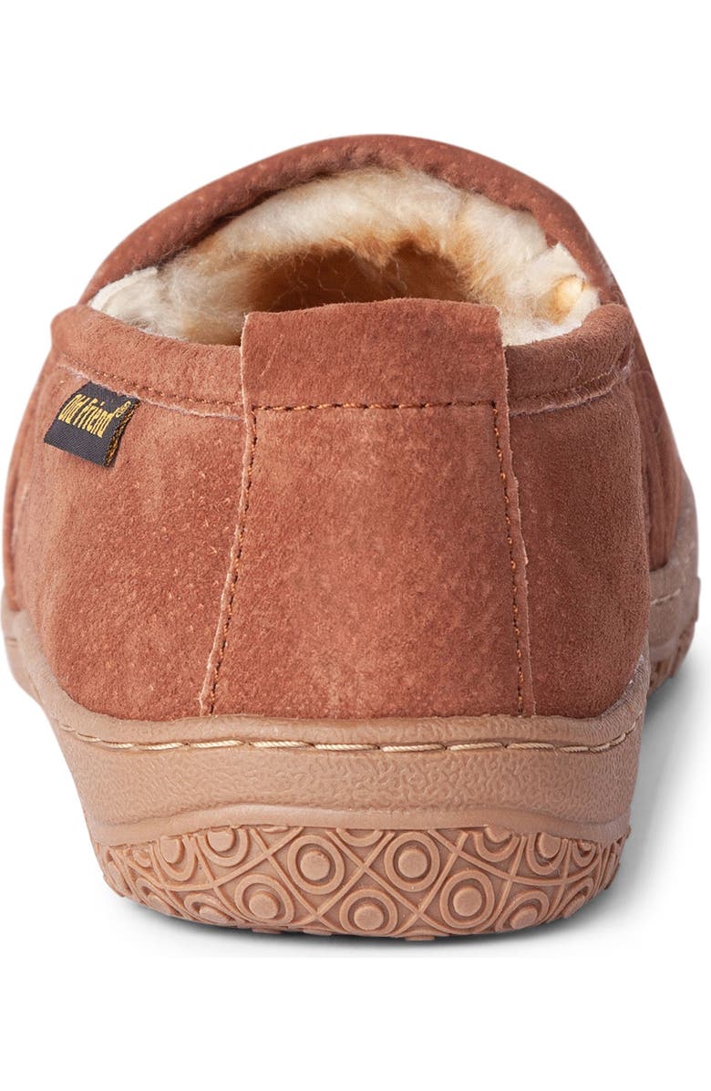 Old Friend Romeo Genuine Shearling Slipper, Alternate, color,