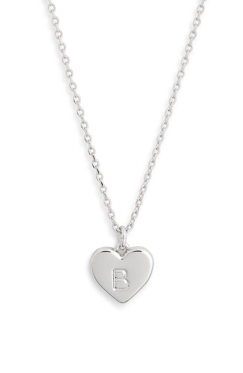 initial here pendant necklace