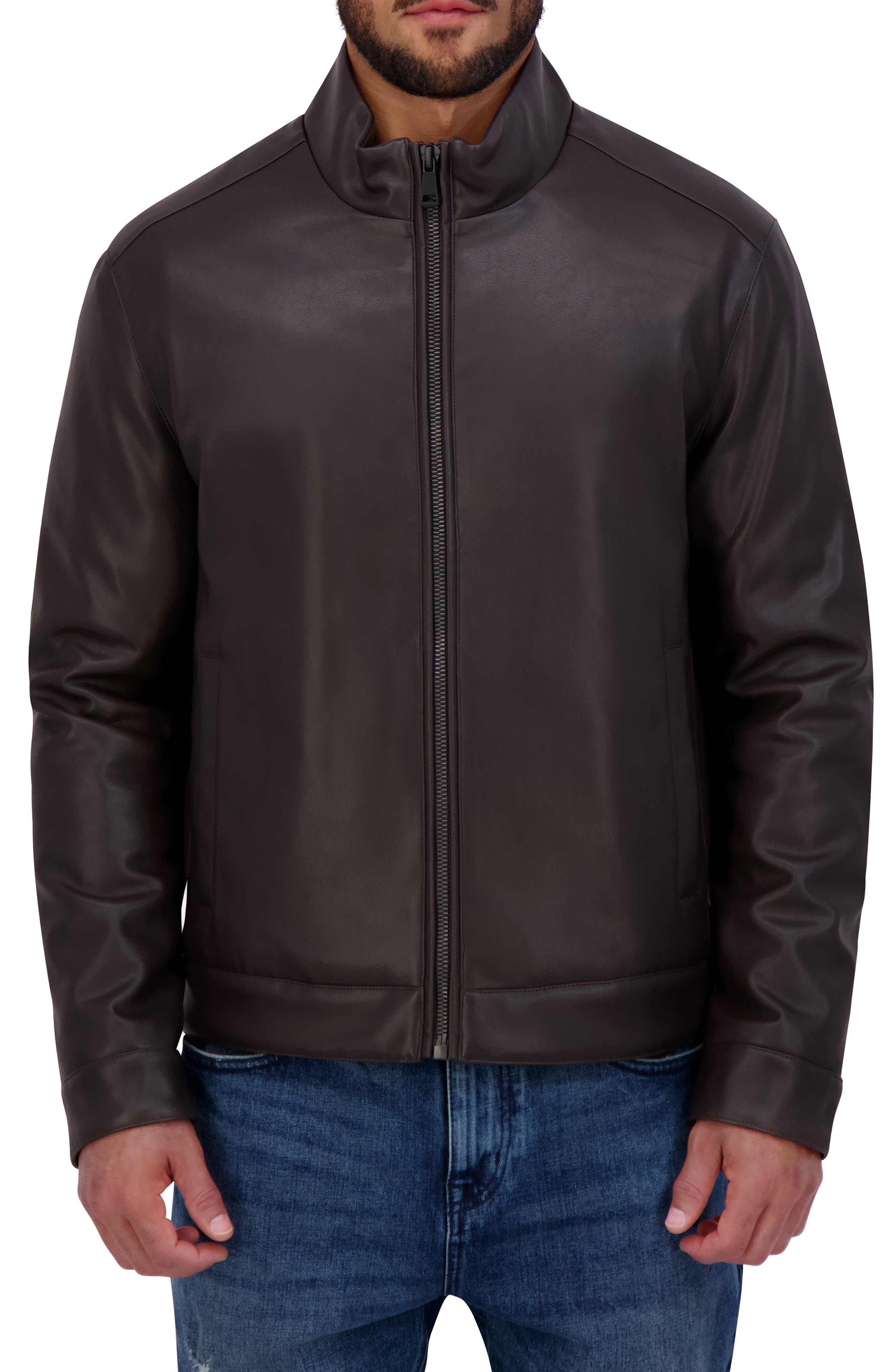 Cole Haan Signature Cole Haan Faux Leather Jacket