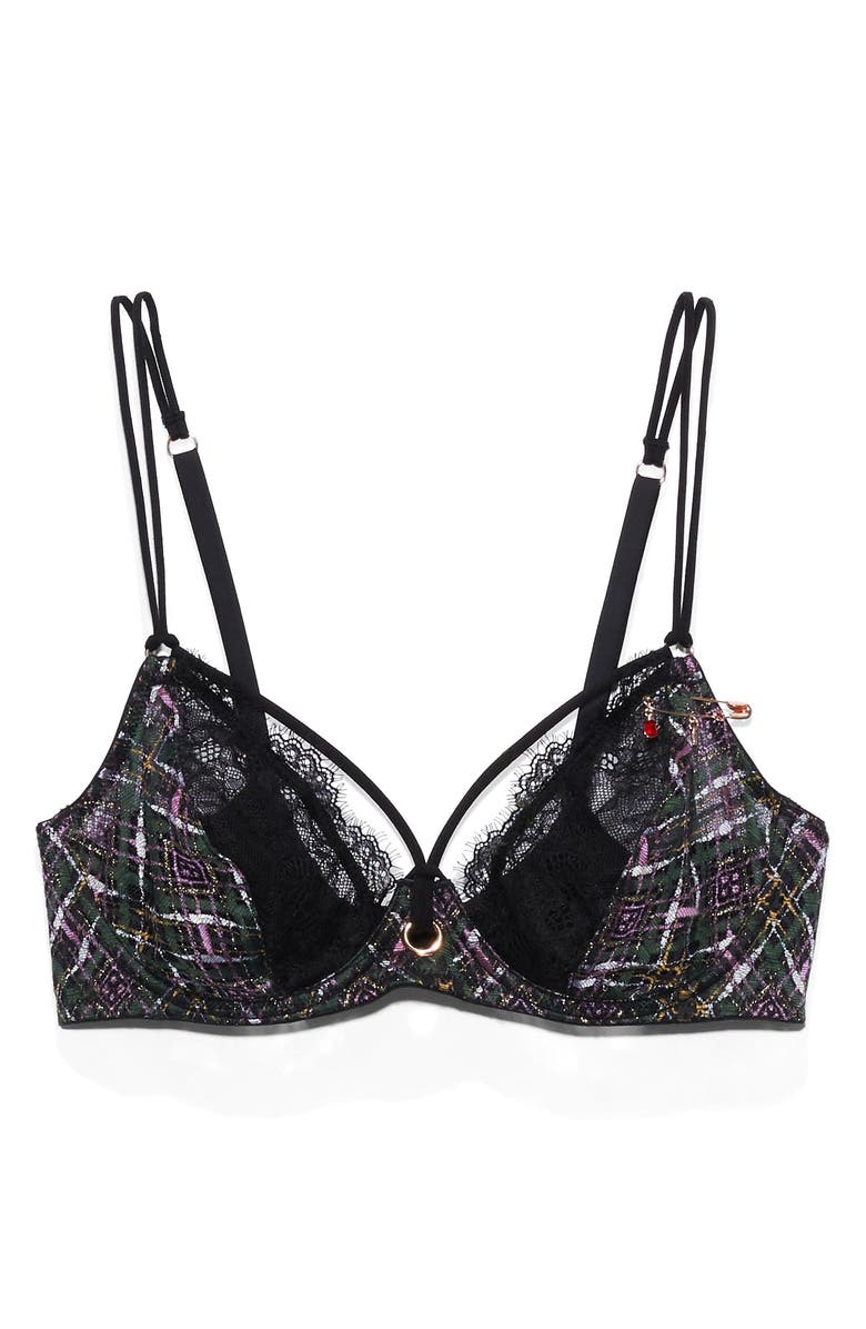 SAVAGE X FENTY A Little Tart Unlined Bra, Main, color, Thats Hella Plaid