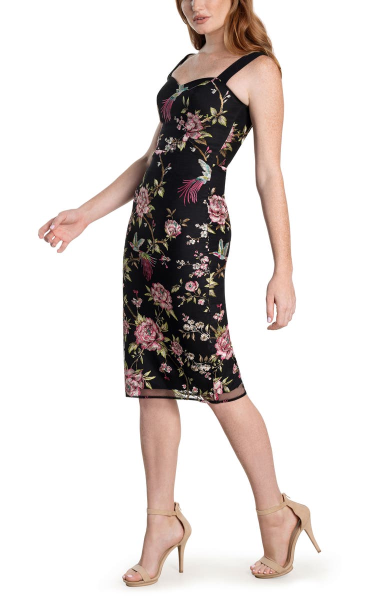 Dress the Population Nicole Floral Dress, Alternate, color, 