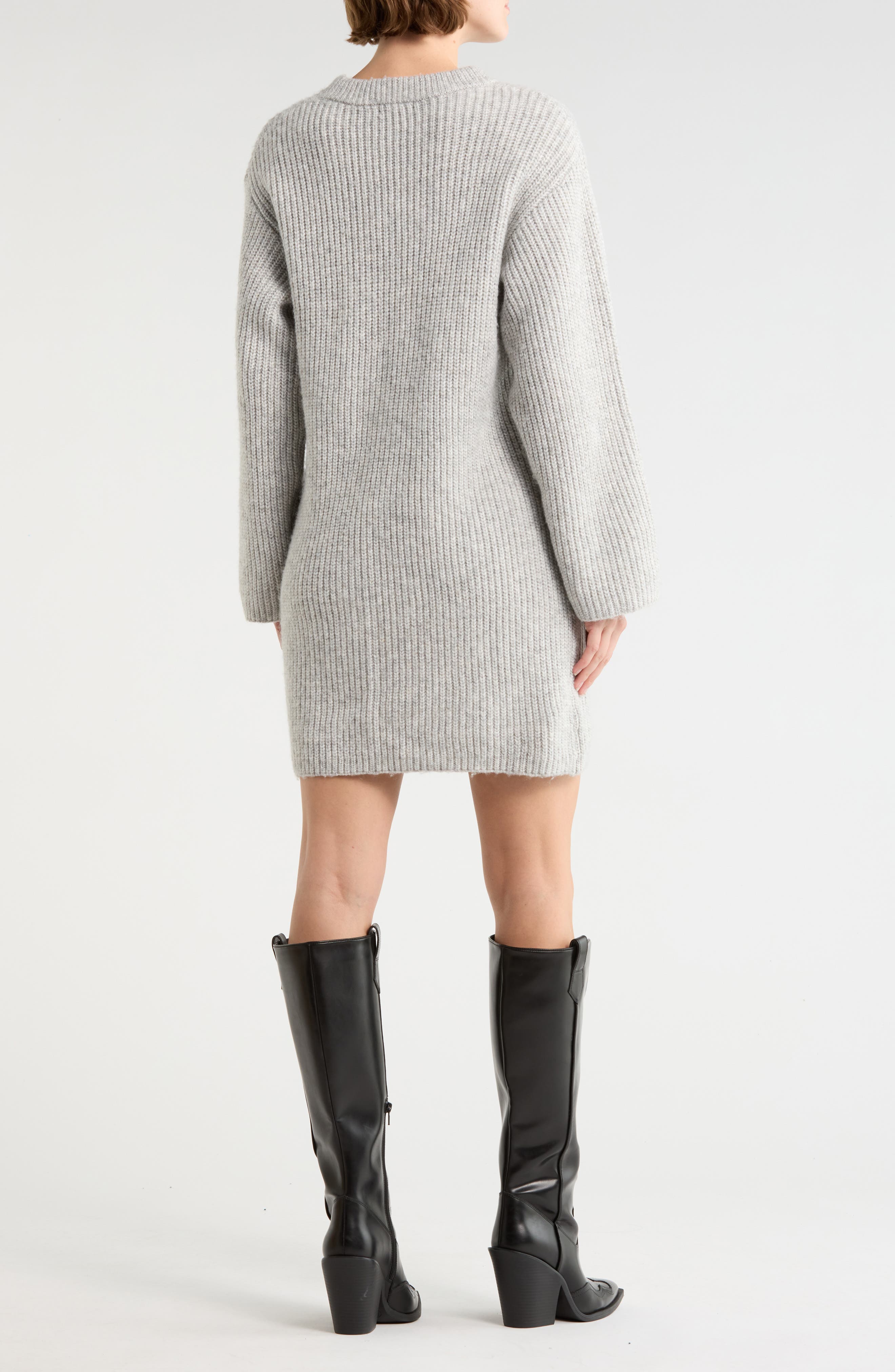 Lush Long Sleeve Sweater Dress