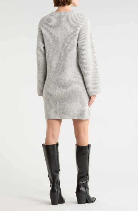 Lush Long Sleeve Sweater Dress