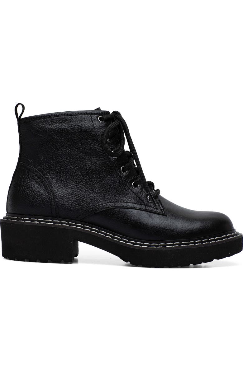 Linea Paolo Taylor Combat Boot, Alternate, color, Black