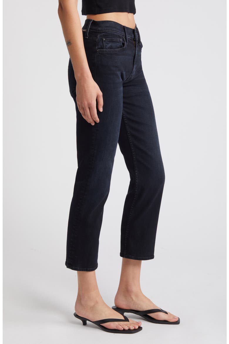 The Rider High Waist Ankle Slim Straight Leg Jeans, Alternate, color, NIGHT IN PARIS