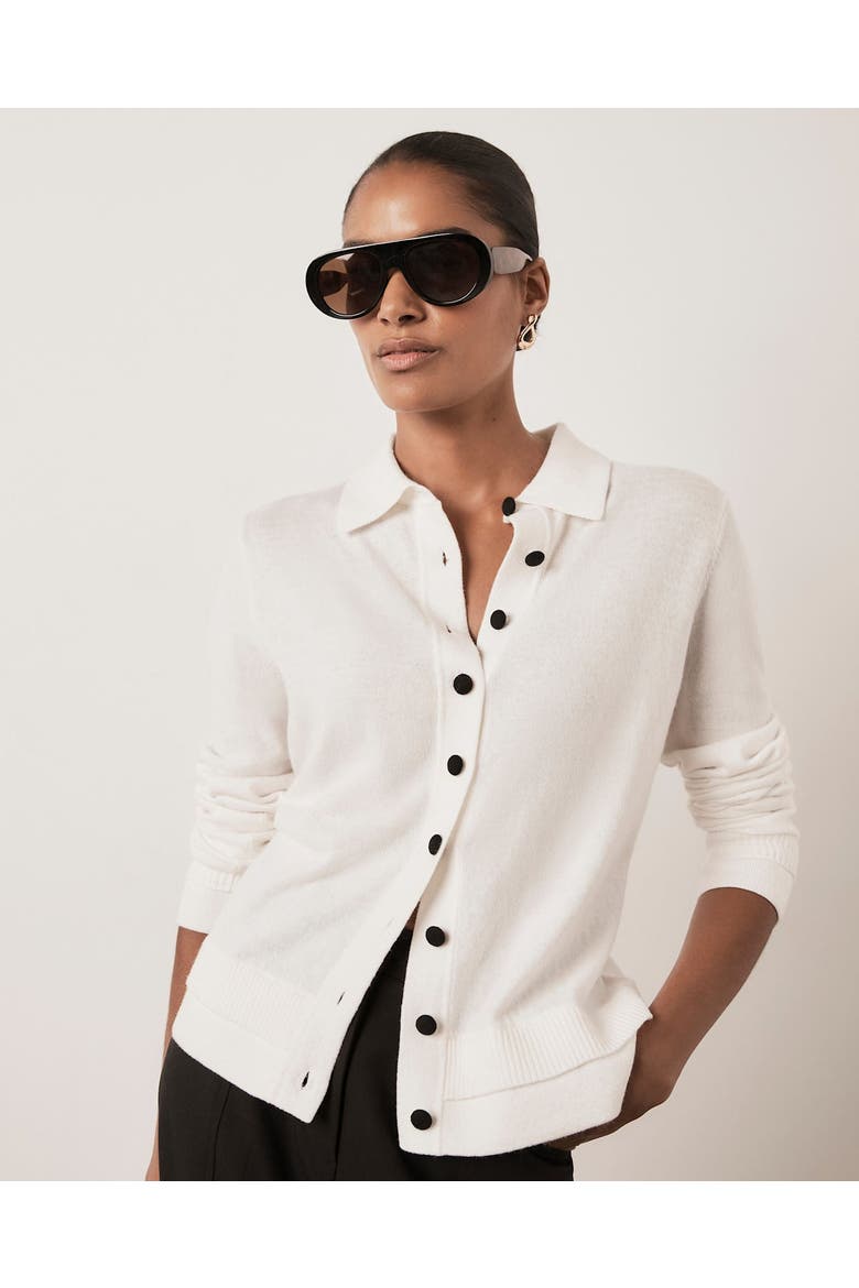 Cotton Blend Layered Top, Alternate, color, Cream