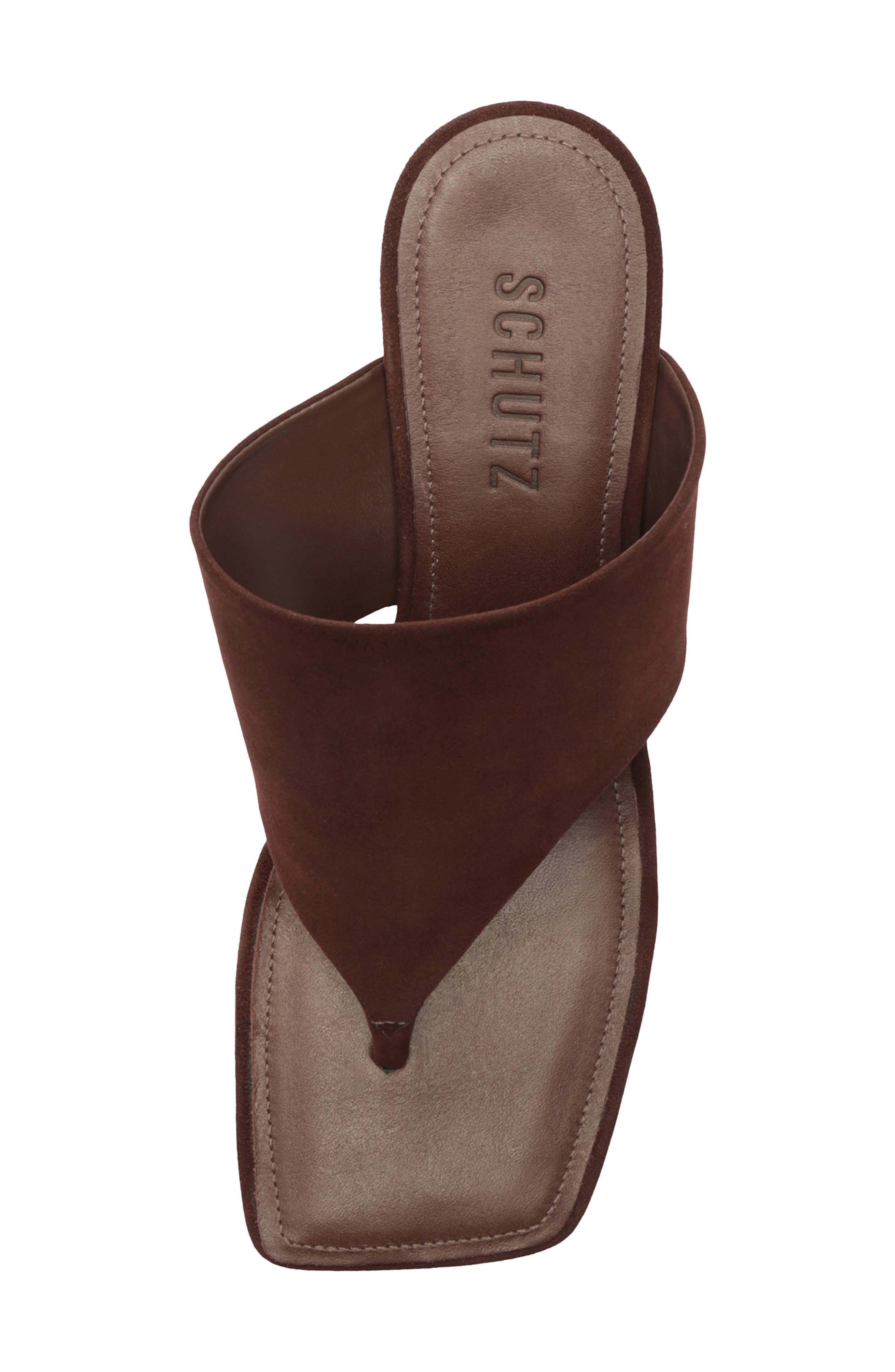 Schutz Sage Sandal, Alternate, color, Root Brown