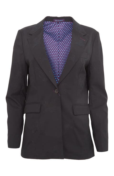 Julia Stretch Wool Tailored Blazer