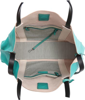 Forest Island Leather Tote Bag