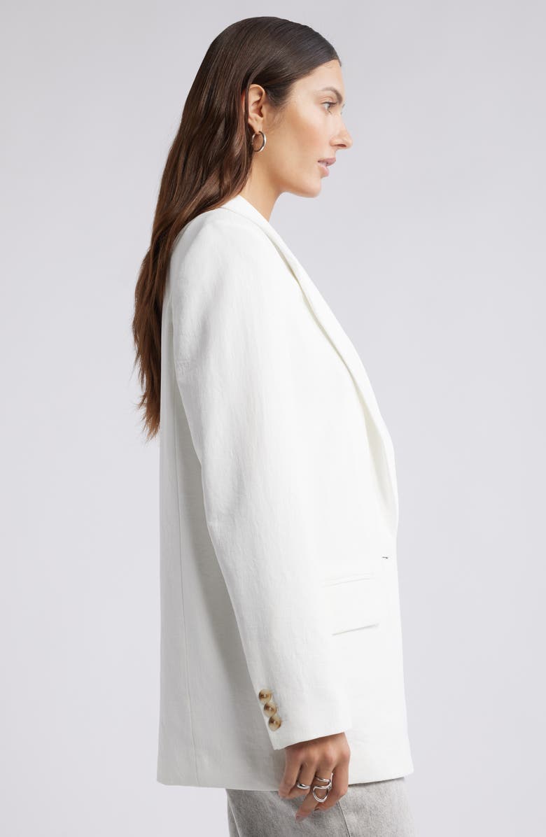 Open Edit The Curator Relaxed Blazer, Alternate, color, Ivory