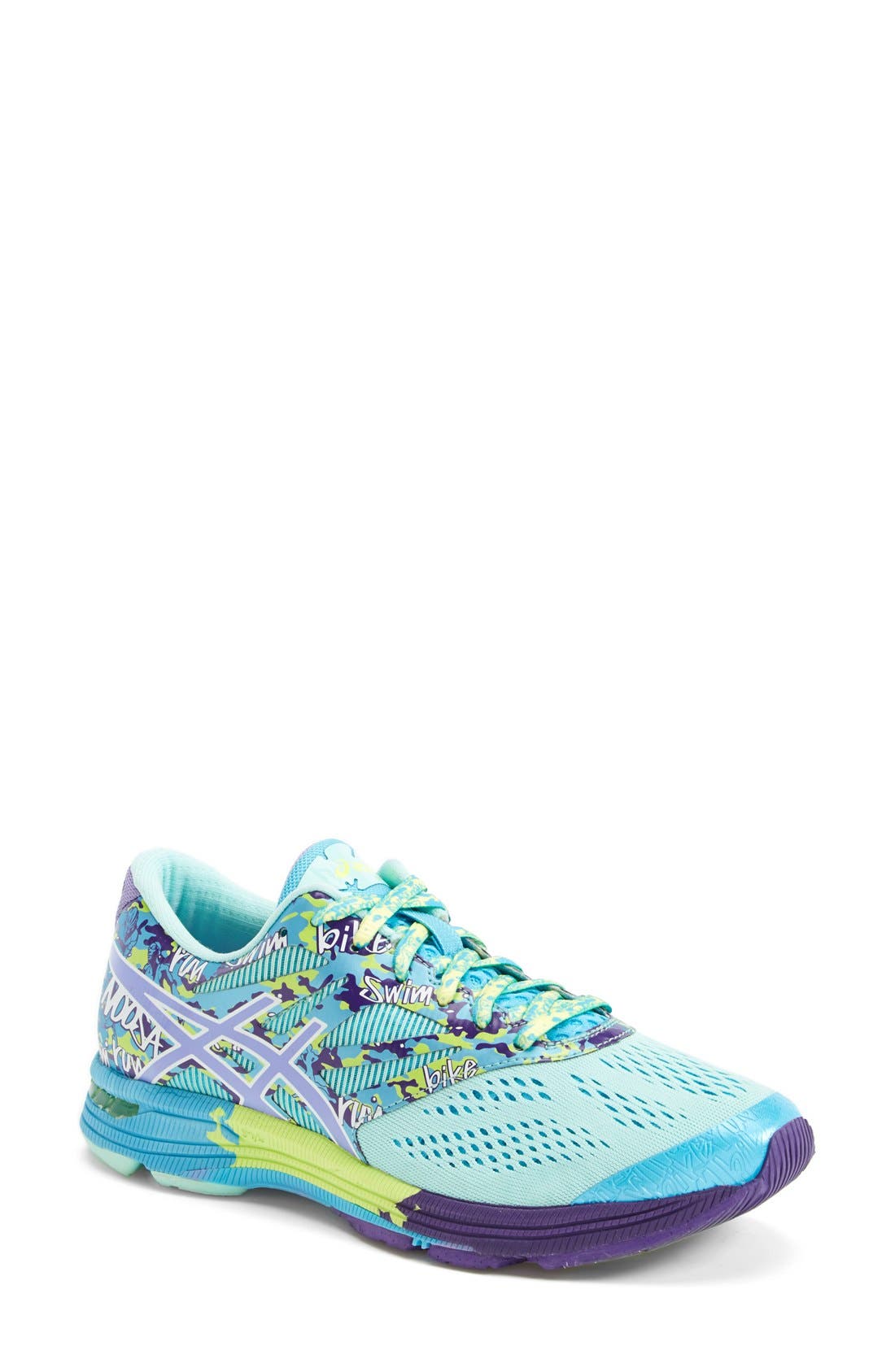 'Gel Noosa TRI 10' Running Shoe, Main, color, BLUE/ LAVENDER/ TURQUOISE
