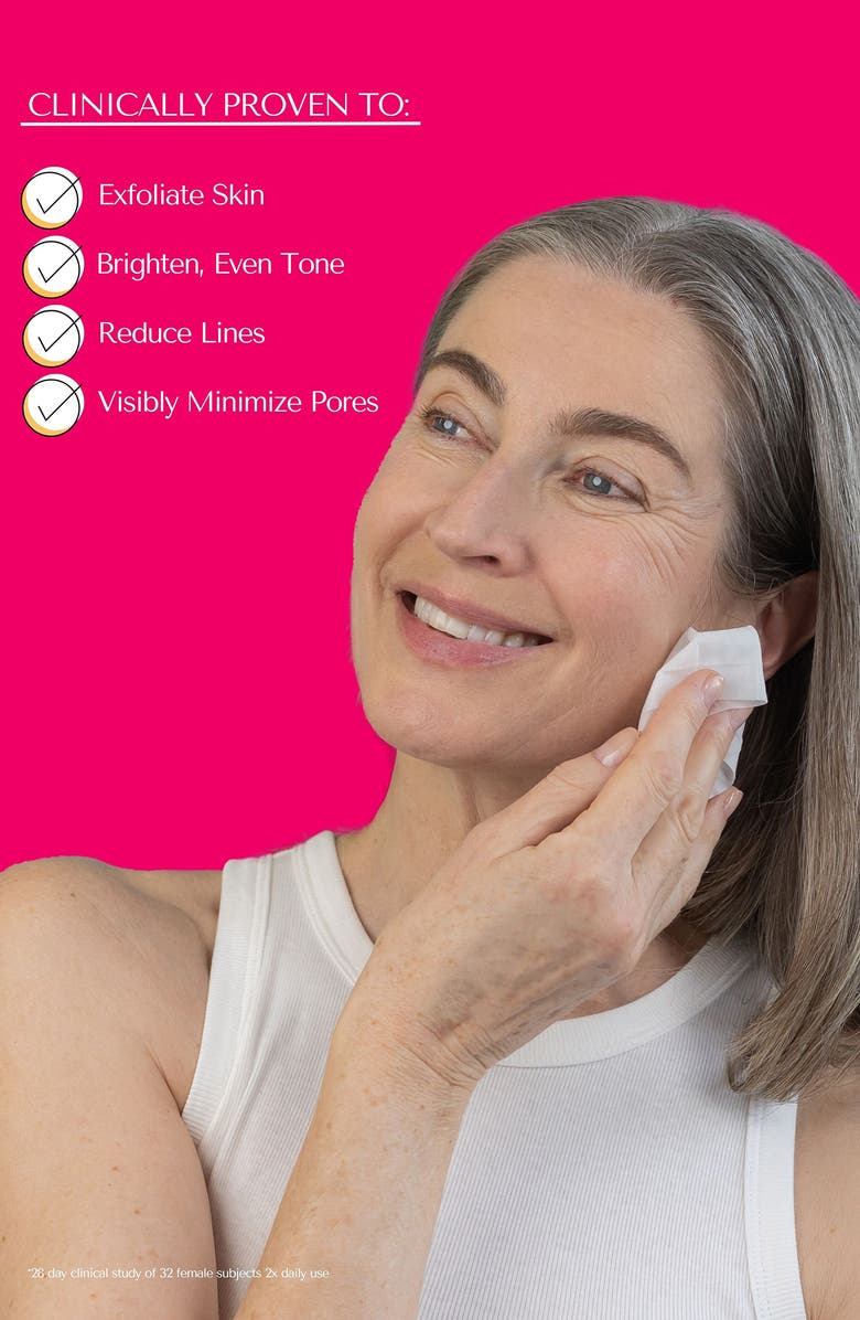 BeautyStat Triple Action One-Step Daily Exfoliating Peel Pad, Alternate, color,