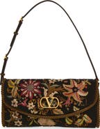Valentino Garavani Vain Soft Embroidered Top Handle Bag