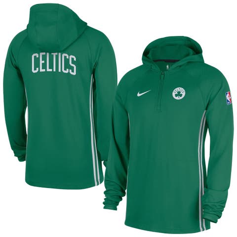 Men
s Nike  Kelly Green Boston Celtics Authentic On Court Zone Quarter-Zip Dri-FIT Hoodie Jacket
