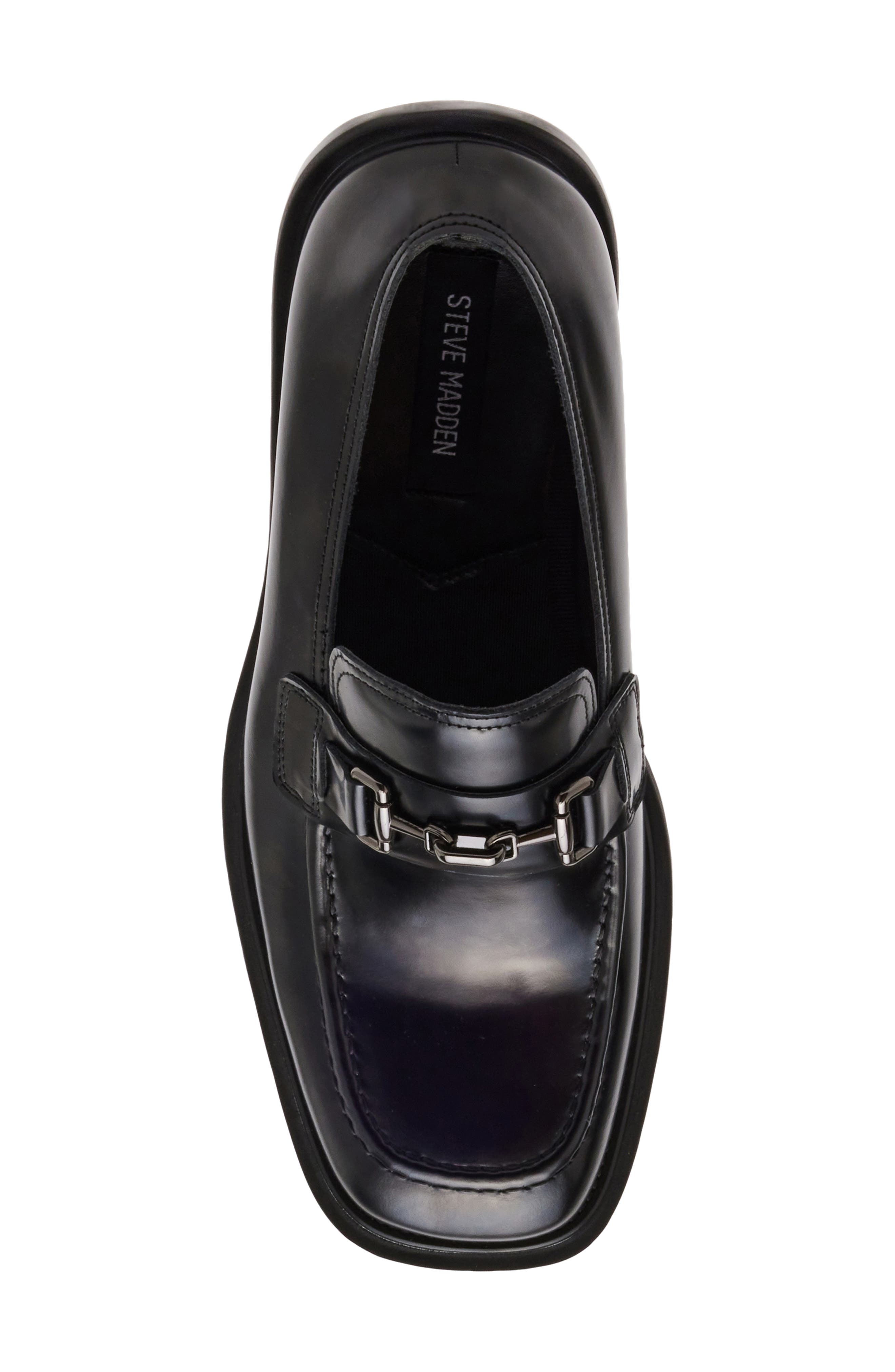 Steve Madden Paulson Bit Loafer, Alternate, color, Black