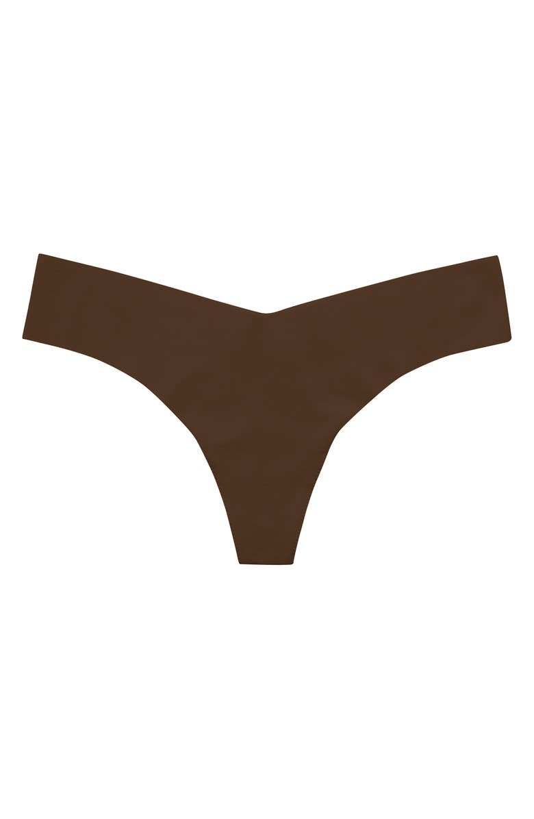 Commando Solid Thong, Alternate, color, Mocha
