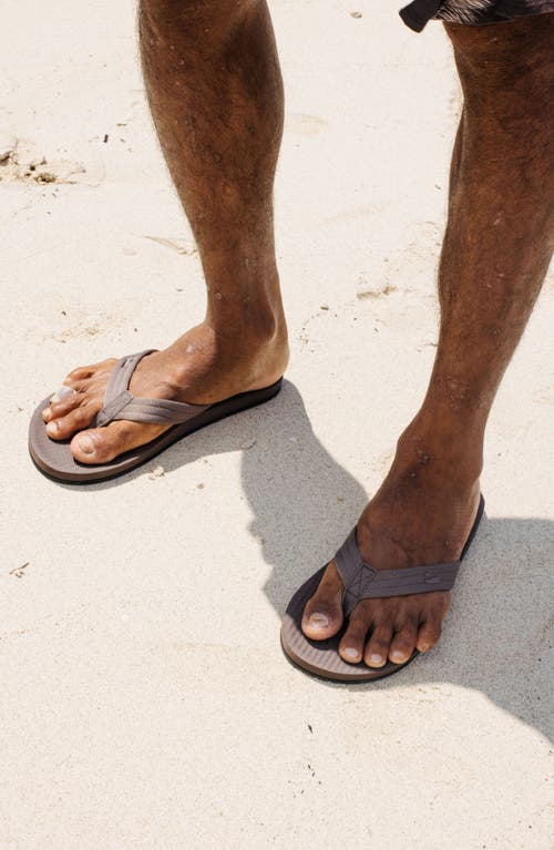 Indosole Responsibly-made Tire Sole Easy Living Flip Flops In Brown