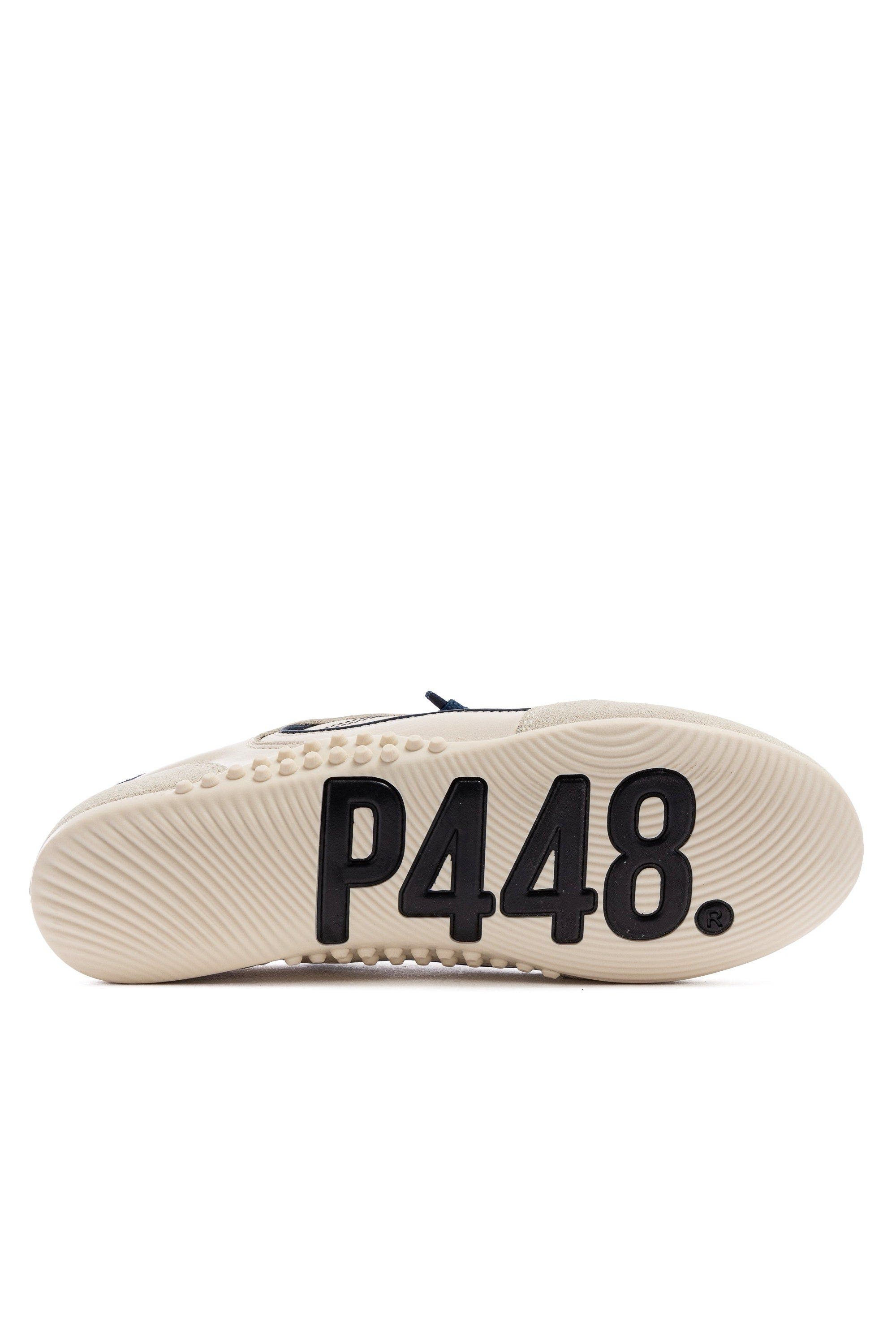 P448 Lisbon Crea Sneaker, Alternate, color, Cream Blue