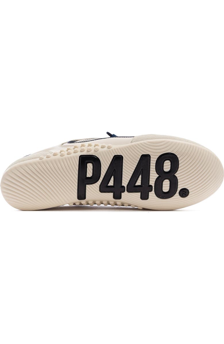 P448 Lisbon Crea Sneaker, Alternate, color, Cream Blue