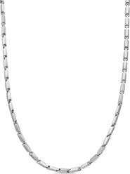 David Yurman Men's Faceted Link Necklace in Sterling Silver, 3mm