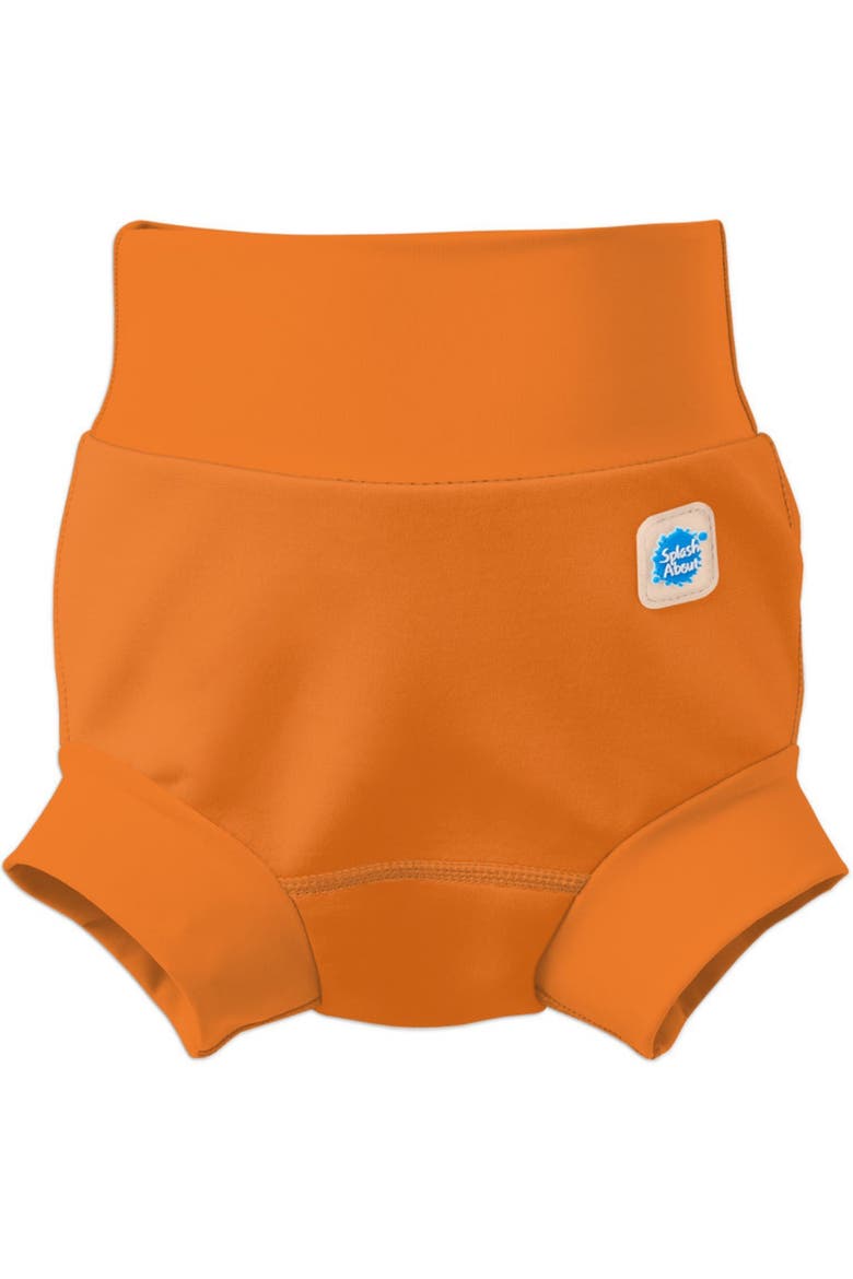Happy Nappy™ Reusable Swim Diaper, Main, color, Neon Orange