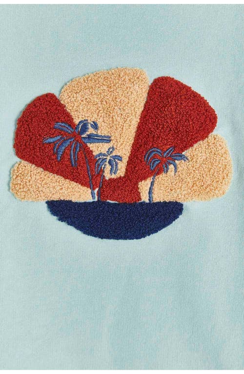 Babycottons Sunset Printed Sweatshirt For Toddler In Green