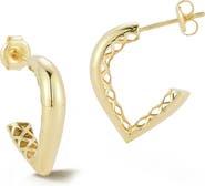 GLAZE JEWELRY Dagger Hoop Earrings