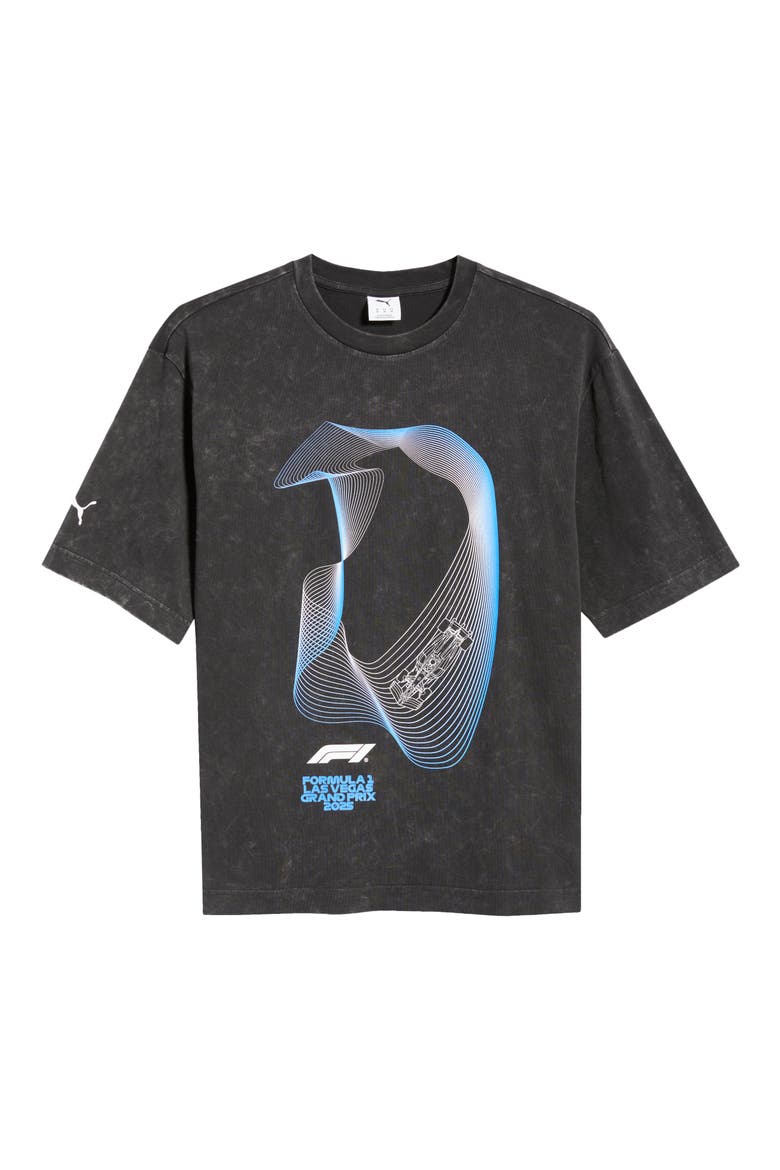 Formula 1® Vegas Race Track Cotton Graphic T-Shirt, Alternate, color, PUMA BLACK