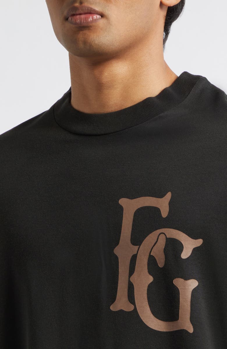 Fear of God 43 Cotton Graphic T-Shirt, Alternate, color, Black