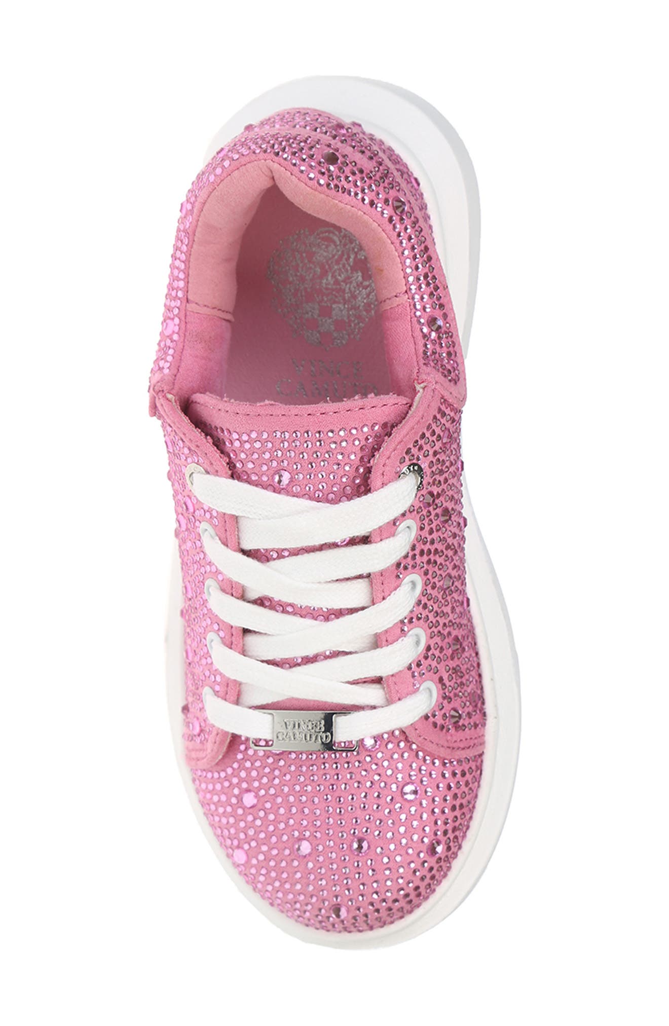Vince Camuto Kids' Rhinestone Sneaker, Alternate, color, 