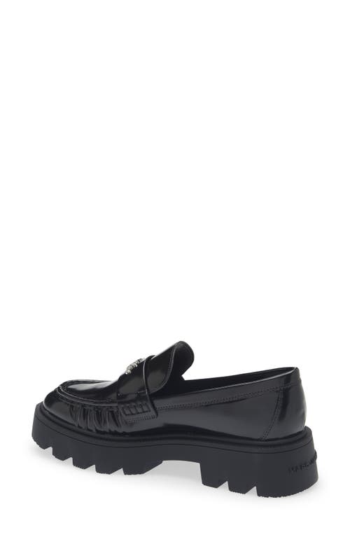 Marc Jacobs The Frankie Lug Sole Loafer In Black