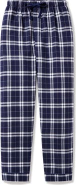 Petite Plume Oxford Tartan Cotton Pajama Pants