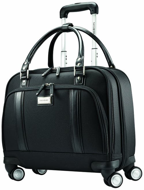 Samsonite Spinner Mobile Office In Black/chrome