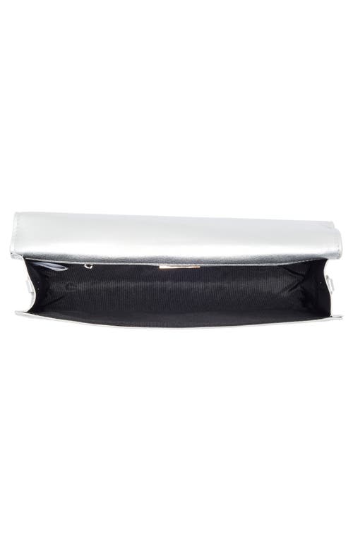 Urban Expressions Handbags Woven Convertible Clutch In Silver