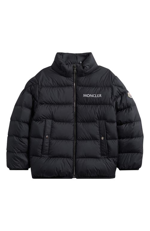Moncler Kids' Bajan Down Puffer Jacket In Black