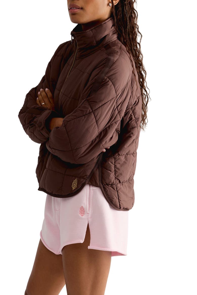 FP Movement Pippa Packable Puffer Jacket, Alternate, color, COCOA
