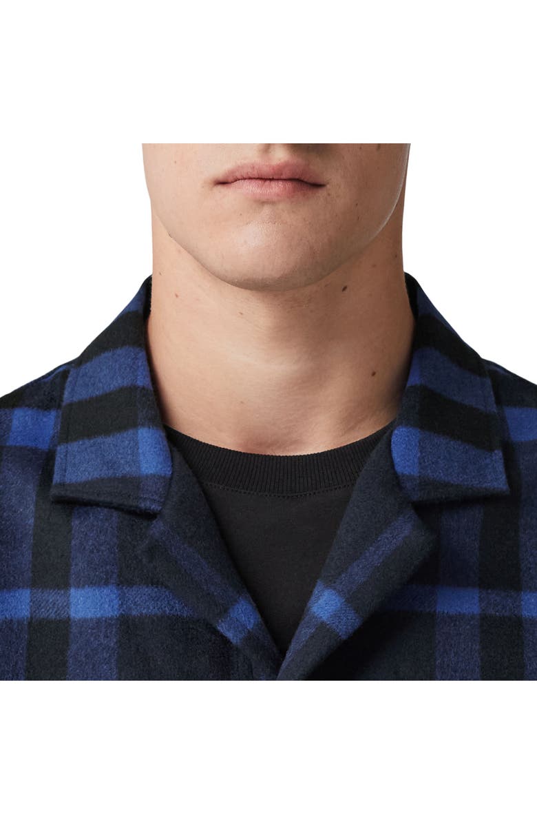 Burberry Night Check Cashmere Pajama Shirt, Alternate, color, 
