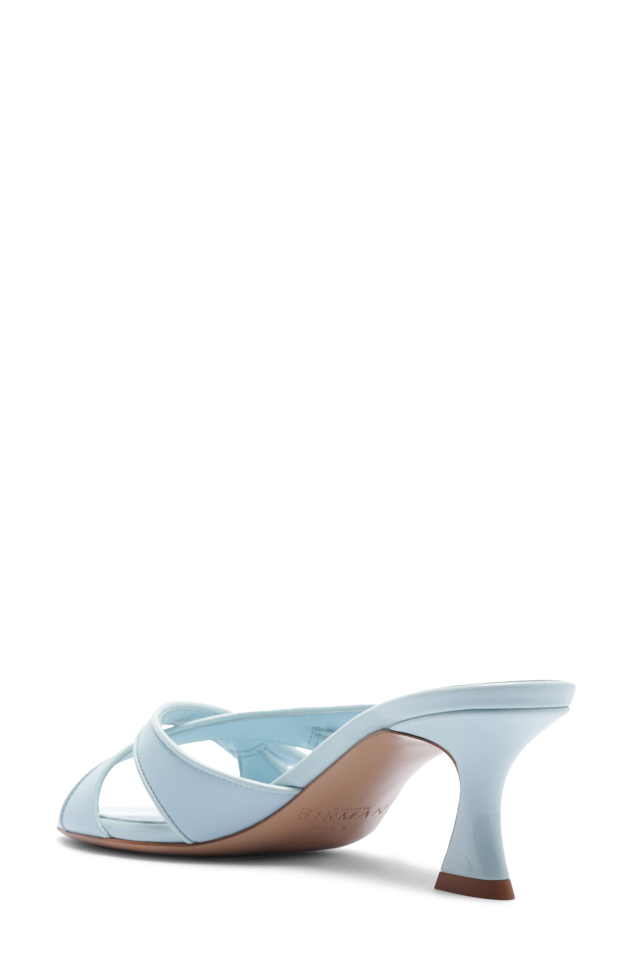 Alexandre Birman Tita Crisscross Slide Sandal, Alternate, color, Dust Blue
