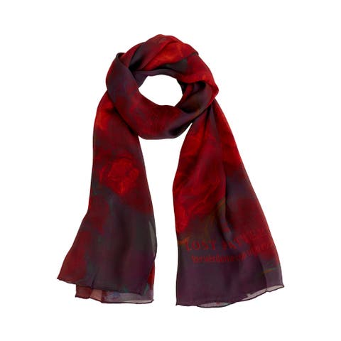 La Rosa Silk Shawl