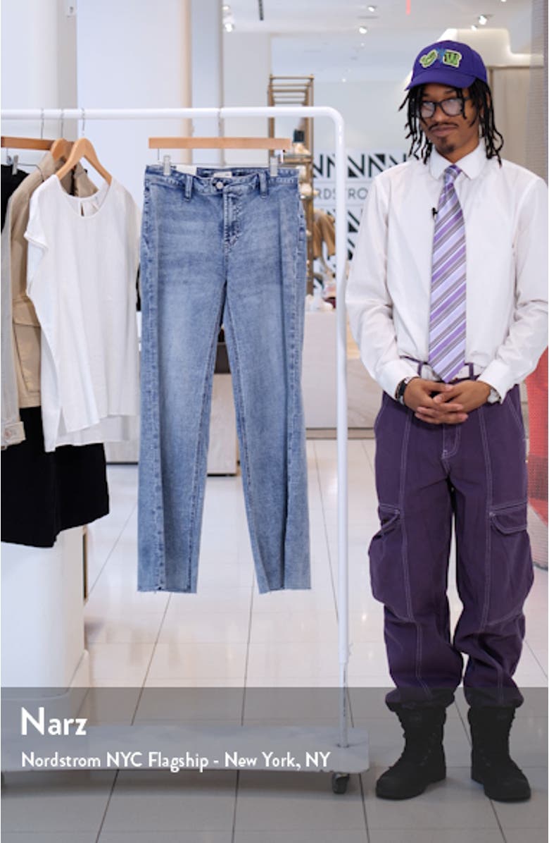 Flat Front Wide Leg Jeans, sales video thumbnail