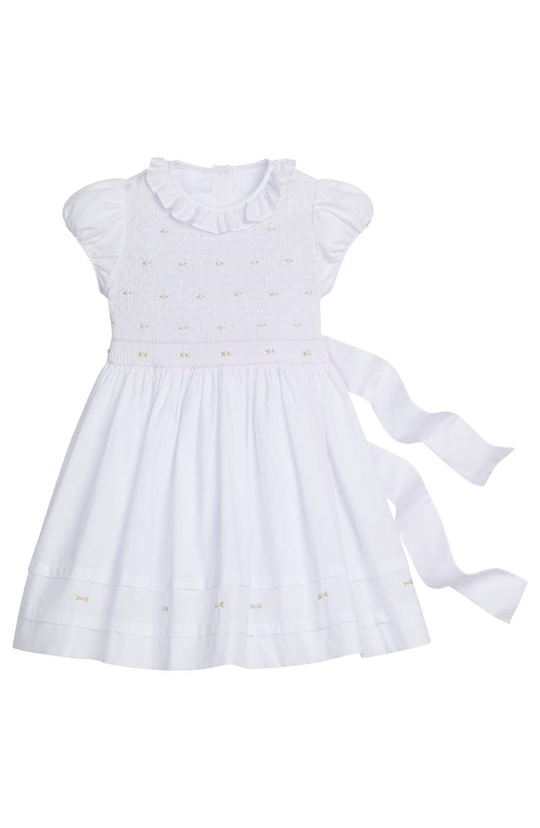 Little English Kids' Smocked Claiborne Dress, Main, color, Rosebuds