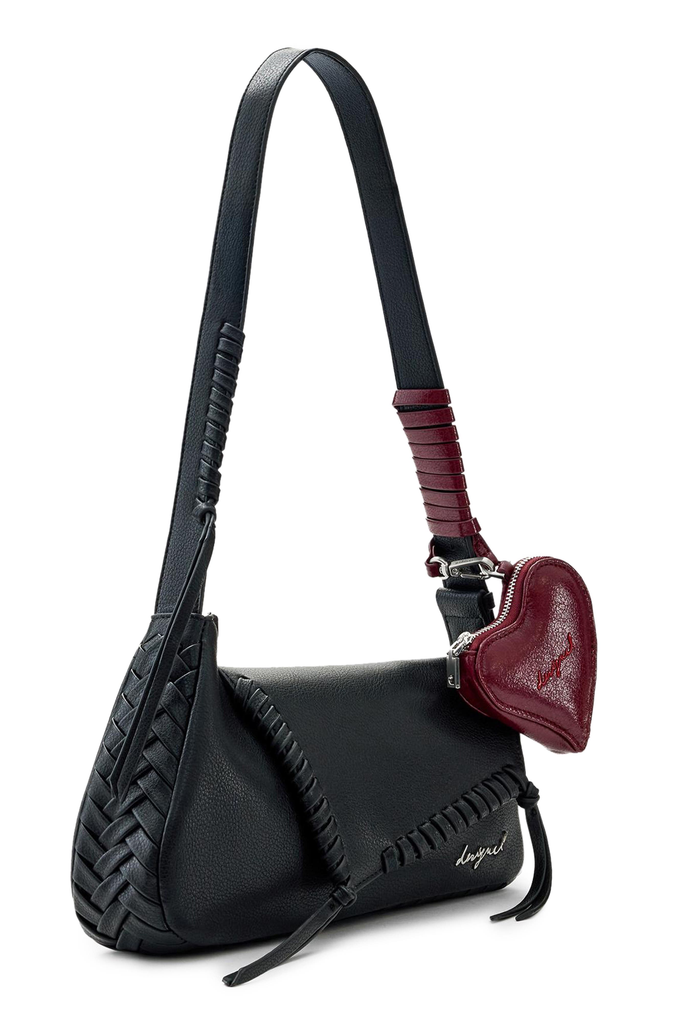 Desigual Faux Leather Shoulder Bag, Alternate, color, 