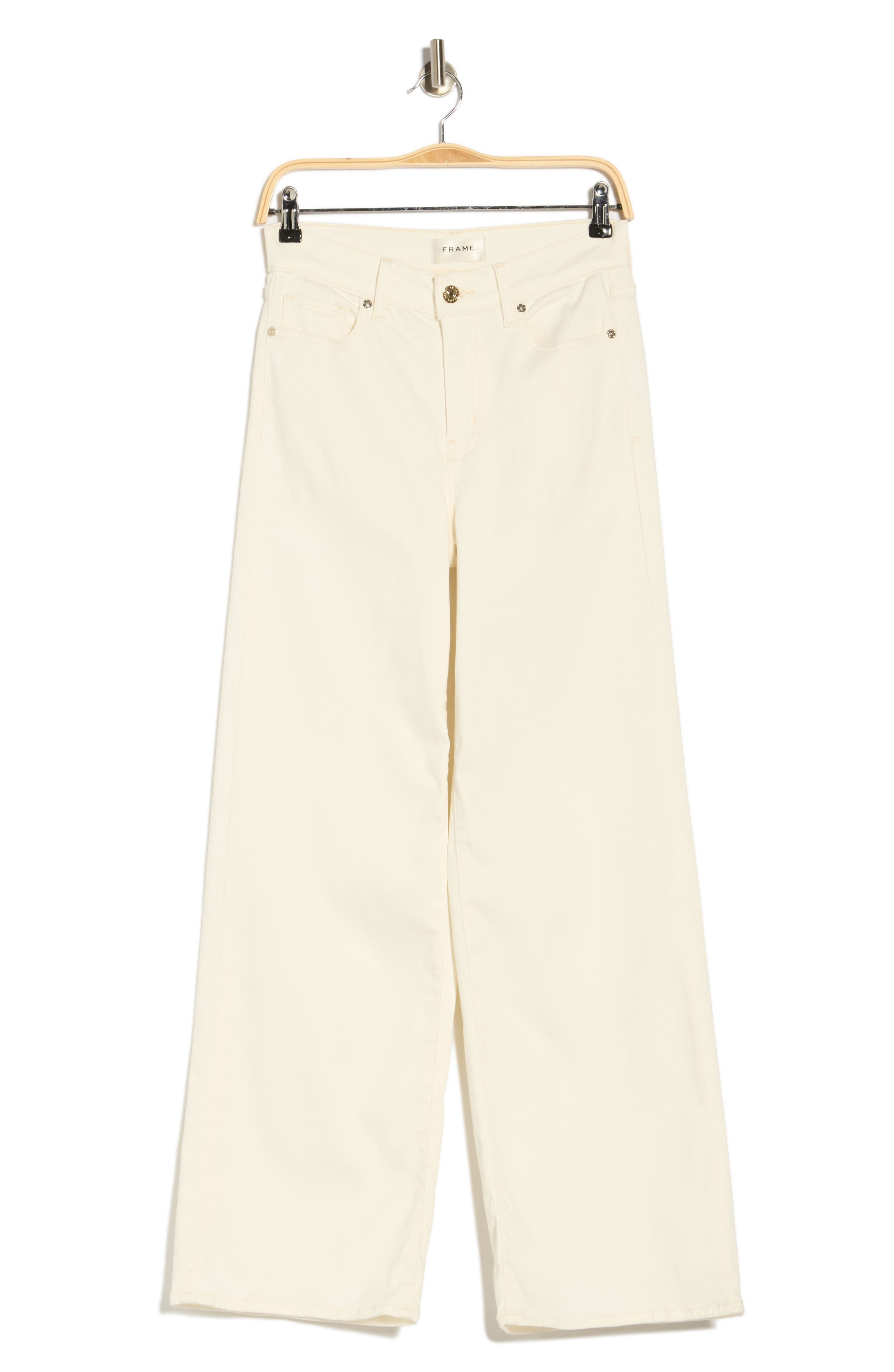 FRAME The High Rise Wide Leg Jeans